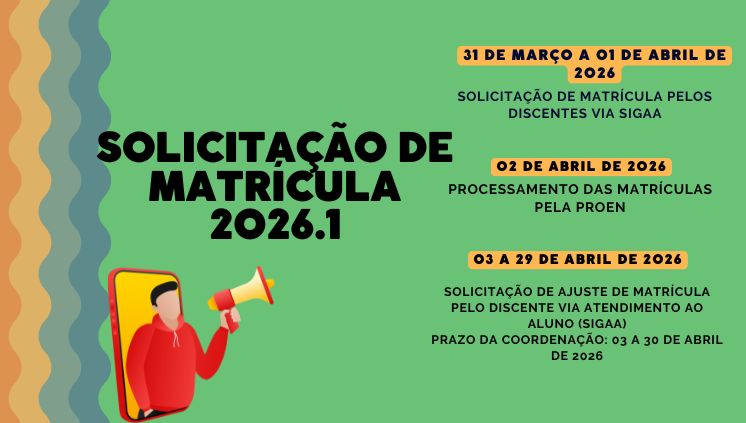 Solicitação de Matrícula 2026.1